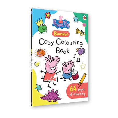 Peppa Pig: Bumper Copy Colouring Book - 64 Copy Colouring Activity Book