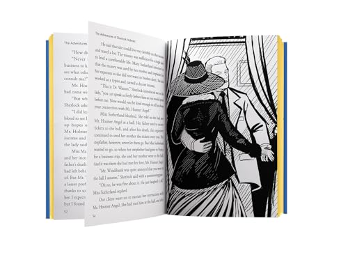 The Adventures of Sherlock Holmes Illustrated Abridged Children Classics English Novel with Review Questions Hardback