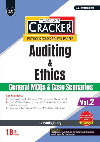 Taxmann's CRACKER COMBO for CA Inter | Sept. 2026/Jan. 2027 Exams | Group II – Papers 4 to 6 | CRACKER Series | CMA, Auditing, and FM SM | June 2026 Edition | Set of 3 Books
