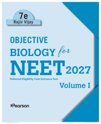 Pearson Objective Biology for NEET - Vol - I 2027| Includes 2026 NEET cancelled paper & re exam paper | 9500 + MCQs| 2 mock test paper|NEET and NCERT curriculum