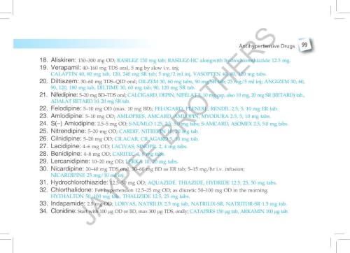 Pharmacological Classification of Drugs with Doses and Preparations, 7/E for MBBS Students & NEET PG | Ready Reckoner of Drug Classification Charts, Doses, Brand Names and Complimentary Drug Atlas: 1