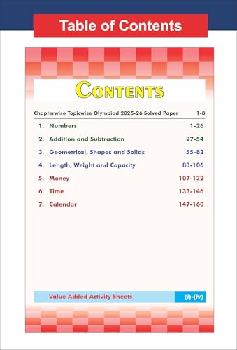Disha Olympiad Champs Mathematics Class 1 with Chapter-wise Previous 13 Year (2013 - 2025) Questions 6th Edition | Complete Prep Guide with Theory, PYQs, Past & Practice Exercise