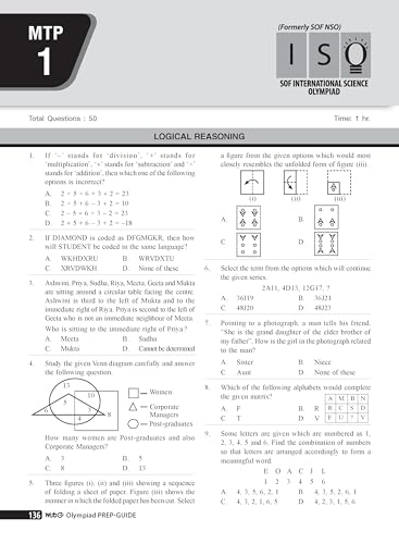 MTG Science (ISO) Olympiad Prep Guide Class 7 | Detailed Theory, Exercise with Self Test For Practice | SOF Olympiad Books For Exam 2026-27 (Useful For Level-1 & 2)