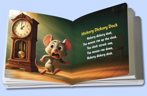 Nursery Rhymes Book - Board Book for Kids | Premium Quality Classic Rhymes Book for Kids | Early Learning Activity Book | Ages: 2 - 6 Years | Two Brothers Publications