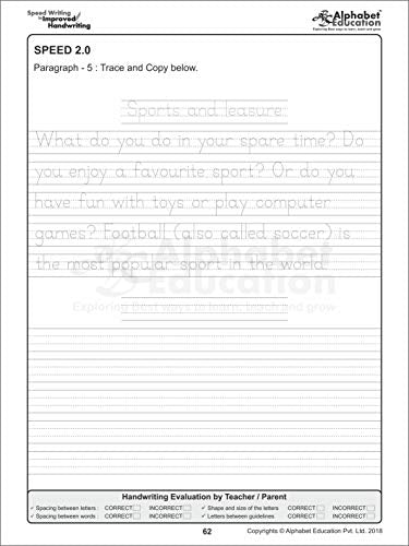 Print style and Hindi writing Combo - Speed writing in improved handwriting - Book A (For age 6-9 years) - 30 Days comprehensive Handwriting practice book for speed writing and handwriting improvement