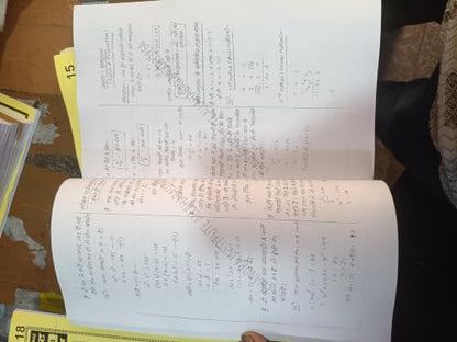 Chandra Institute Complete Handwritten Class Notes Topic-wise & Details wise For ( Super TET ) 2026 Hindi Medium black and white Printout August 2026