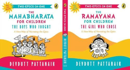 The Girl Who Chose & The Boys Who Fought: Two-Epics-in-One, A New Way of Narrating the Ramayana and Mahabharata to Children | Flip book