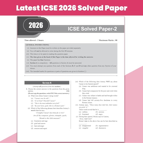 PW Class 10 ICSE Question & Concept Bank English Paper 2 (Literature) 2027 Chapterwise & Topicwise By Nupur Sharma | Narrative/ Poetic Sketch & Devices | Important Practice Questions