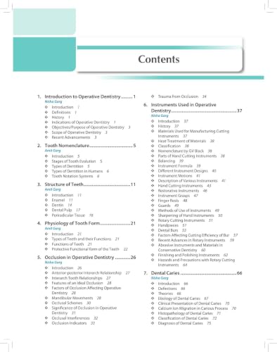 Textbook of Operative Dentistry, 5/E for BDS Students and Dental Practitioners | 35 Chapters, DCI Syllabus-Aligned with 18 Free Online Videos, Clinical Case Photos and Comparison Tables: 1