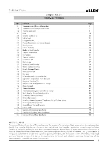 ALLEN PHYSICS NEET-UG Study Material Package for 11th, 12th & 12th Passed with Solutions (Set of 8 Modules) in English