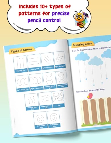 Tracing Books for Kids - 101 Pencil Control Activity Book | Early Learning Tracing Lines & Pattern Writing Activities | Age 2+ Years
