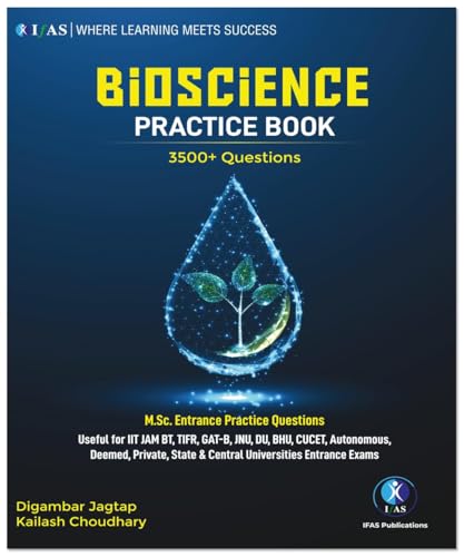 IIT JAM Biotechnology Books 2027 | Bioscience Practice Book with 3500+ Previous Year Questions with Detailed Solution | Best Book for IIT JAM BT & MSc Entrance Exams | IFAS Publications