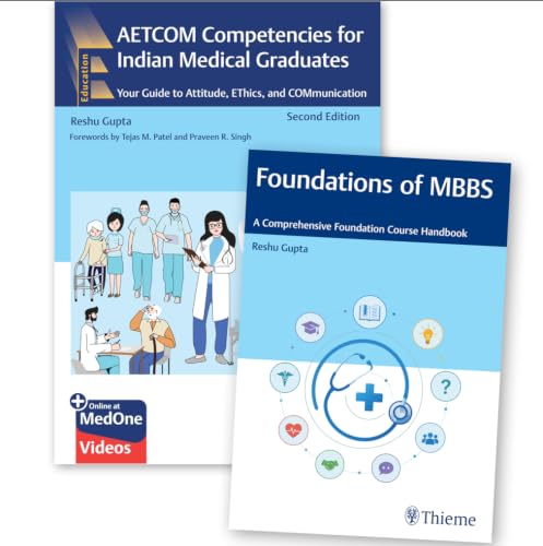 AETCOM COMPETENCIES FOR INDIAN MEDICAL GRADUATES 2ED WITH FOUNDATIONS OF MBBS (COMBO PACK) (PB 2026)