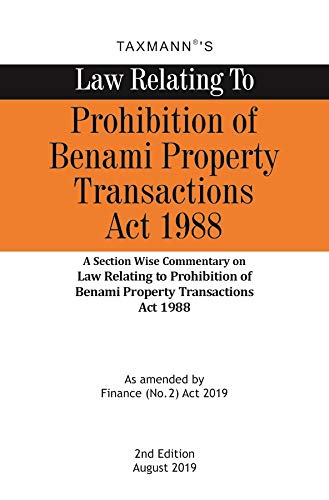 Law Relating To Prohibition of Benami Property Transactions Act 1988, 2/E book cover