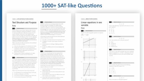 Digital SAT Complete Prep: Reading & Writing + Math with 1000+ Practice Questions, Full-Length Tests, and Detailed Explanations (Set of 2 books)
