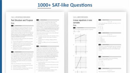 Digital SAT Complete Prep: Reading & Writing + Math with 1000+ Practice Questions, Full-Length Tests, and Detailed Explanations (Set of 2 books)