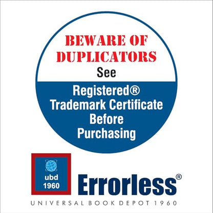 UBD1960 Errorless Physics for NEET as per NMC (Paperback+Smart E-book)Updated New Edition 2027 (2 volumes) Original Errorless Self Scorer Book with Trademark Certificate