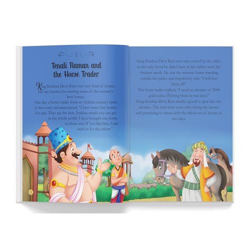 The Illustrated Wisdom Tales From India For Children (Boxed Set Of 3 Books)-Tenali Rama |Akbar And Birbal | Mulla Nasruddin Collection Of 3 Books (Illustrated Story Books)