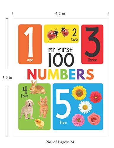 My First 100 Numbers: Padded Board Book for Kids | Learn Counting from 1 to 100 with Bright and Engaging Pictures | Early Learning Book for Babies, Toddlers & Preschoolers | Ages 0–5 Years