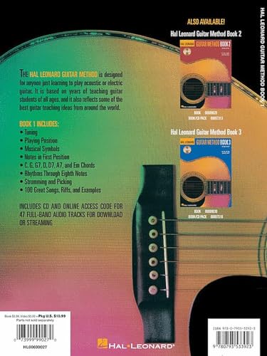 Hal Leonard Guitar Method Book 1 - Second Edition: Second Edition (Hal Leonard Guitar Method Books): 01
