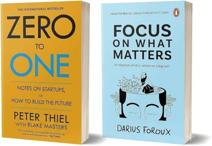 Zero to One & Focus on What Matters 2 Books Combo Set