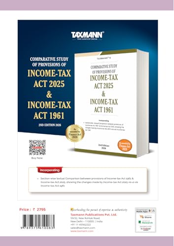 Taxmann's Income-Tax Act 2025 [Finance Act 2026] – Fully Annotated Reference—Incorporating Four-dimension Section-level Annotations | Granular Three-layer 1961–2025 Cross-reference System