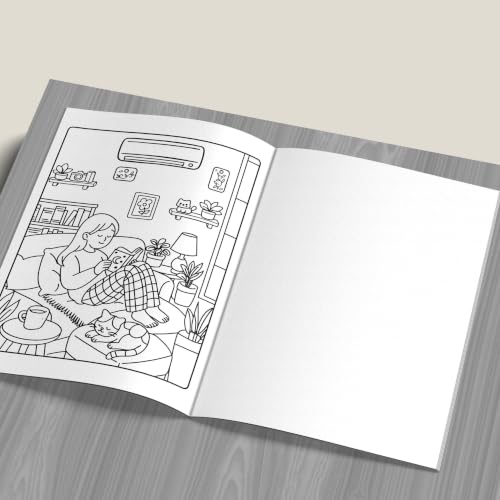 My Comfort Colouring Book - Colouring Activity Book - Stress Relief Colouring Book for Adults - Adult Colouring Book