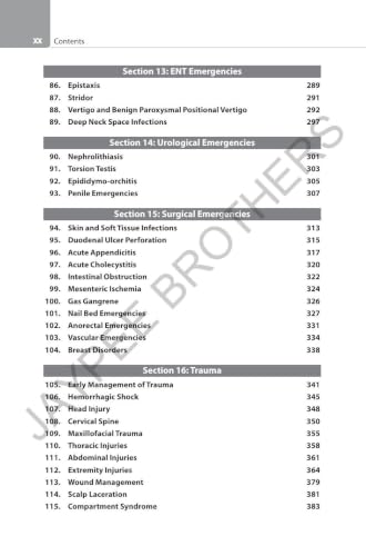 CMC Vellore Handbook of Emergency Medicine, 3/E for PG Medical Students, Intensivists and Emergency Physicians | Complete ED Protocols with Trauma, Toxicology and Procedures | Critical Care