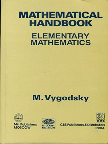 Mathematical Handbook Elementary Mathematics (Pb 2004) by VYGODSKY (Author) book cover