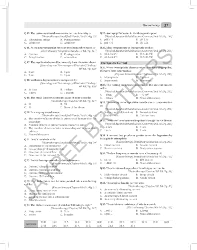 MCQs for Masters in Physiotherapy (MPT) Entrance Examination, 4/E for MPT Aspirants | 3200+ MCQs with Answers and 26 Model Papers | Exercise Therapy, Electrotherapy, and Biomechanics: 1