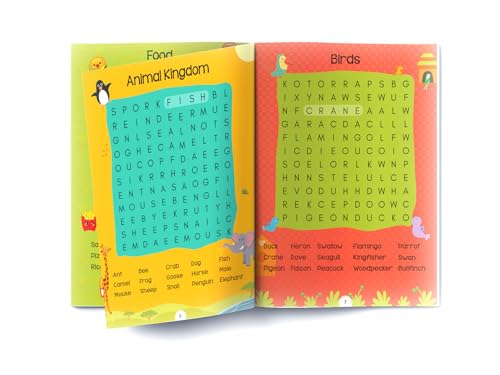 Word Search: First Fun Activity Book for Kids | Beginner Puzzles to Build Vocabulary | Ages 4–7 | 2+ Hours of Interactive Learning