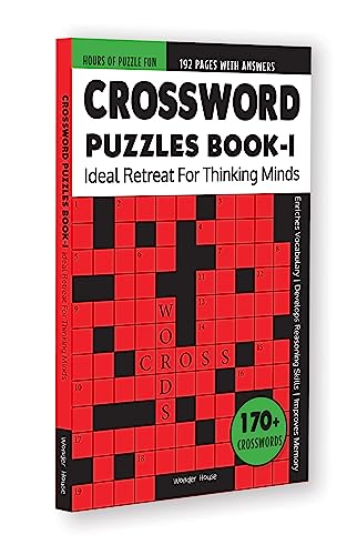 Crossword Puzzles Book 1 For Childrens (Age 8+ Years) | 170+ Engaging Puzzles & Answer | 2000+ English Words | Vocabulary Building | Cognitive & Reasoning Skills | Brain Booster | Paperback Edition