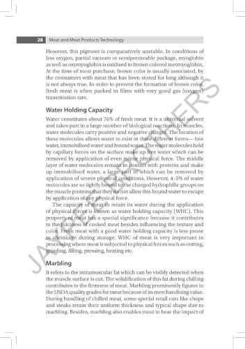 MEAT & MEAT PRODUCTS TECHNOLOGY INCLUDING POULTRY PRODUCTS TECHNOLOGY