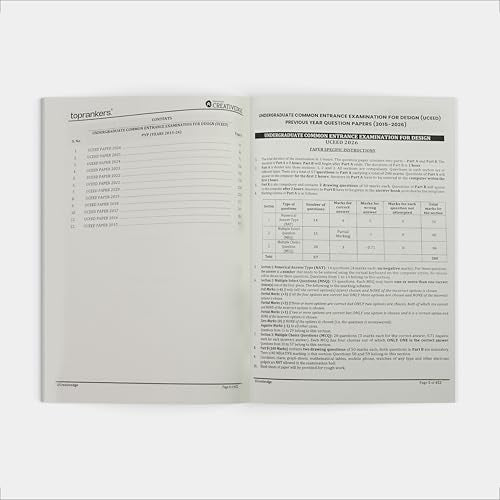 NID, NIFT, and UCEED Past Year Papers (Solved) | Includes 2026 Papers with solution | Complete Study Pack for Top Design Exams