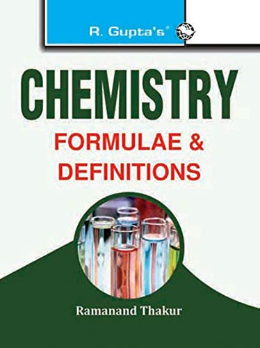 Chemistry Formulae & Definitions (Pocket Book) by Ramanand Thakur (Author) book cover