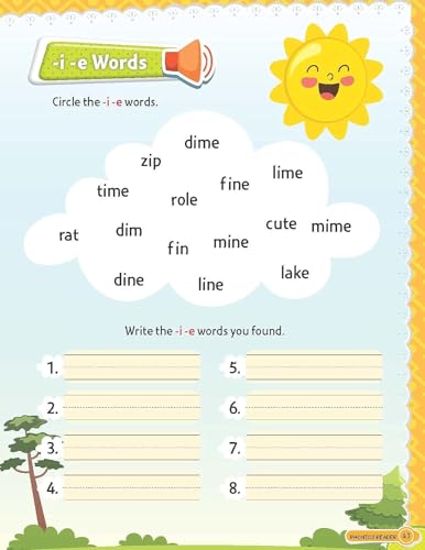 Phonics Reader 5 Books Pack for Children Age 3 -10 Years -Alphabet Sounds, A to Z, Short and Long Vowel Sounds, Word Families Short and Long Vowel Sounds, Blends and Combination Sounds, Tricky Words
