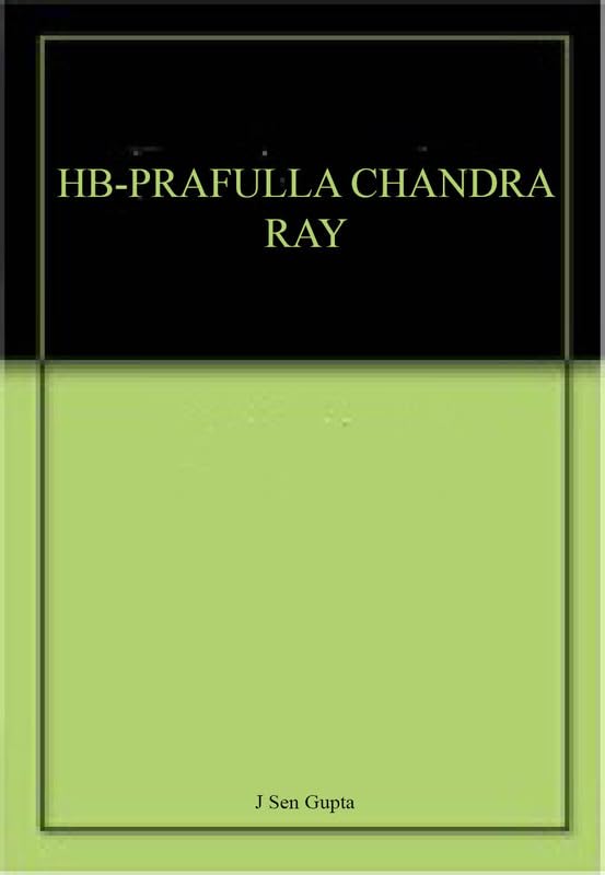 HB-PRAFULLA CHANDRA RAY book cover