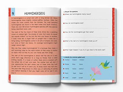 Super Fun Reading Comprehension Workbook: Level 2 | Activity Book for Kids | Ages 7–9 | Strengthen Reading & Thinking Skills with Engaging Passages