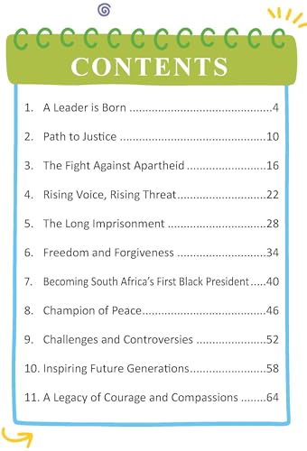 Nelson Mandela Biography for Kids Age 6–12 Years – Inspiring Illustrated Biography Book from Icons of Inspiration Series | Learn About Justice, Peace & Leadership