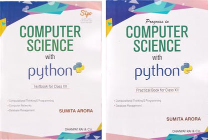 Progress In Computer Science With Python Textbook & Practical Book For Class 12 - by Sumita Arora (2026-27)