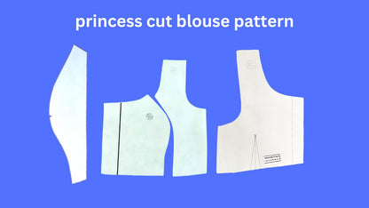 Katori Blouse + Princess Cut Blouse Paper Cutting Combo Farma Set | All Size 28 to 42 | Blouse Sample Paper Cutting Farma