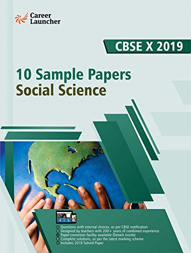 CBSE Class X 2019 : 10 Sample Papers - Social Science book cover
