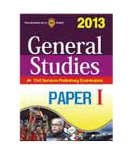 General Studies for Services Preliminary Examination 2013 (Paper - 1) book cover