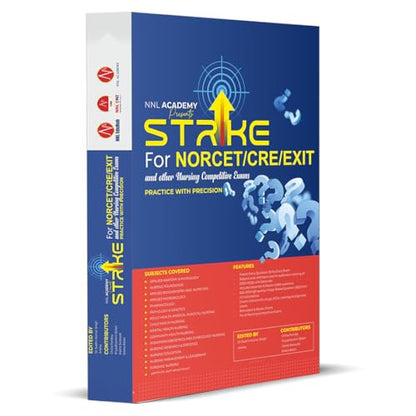 STRIKE QB for NORCET/CRE/EXIT and Other Nursing Competitive Exams (New Edition of Masterstroke Vol II: Conceptual Practice)