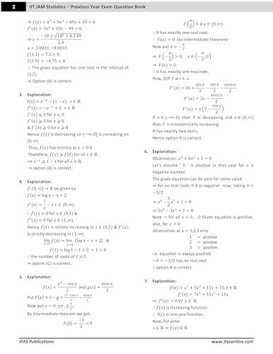IIT JAM Mathematical Statistics PYQ Book 2027 | Previous Year Solved Papers (2005 to 2026) | Topic Wise Sorted with Detailed Solutions for IIT JAM Mathematical Statistics (MS) | IFAS Publications