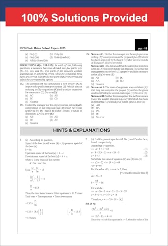 Disha 26 Year-wise IBPS Clerk Preliminary & Main Exams Previous Year Solved Papers (2025 - 2011) 8th Edition