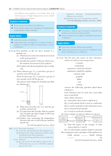 Oswaal IGCSE Topical Past Solved Papers l Chemistry (0620) | For 2027 Exam | With Oswaal AI