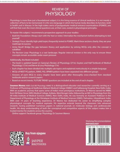Review of Physiology, 9/E - A Must-have Book for All PG Medical Entrance Exam (NEET PG, INI-CET, FMGE, NEET MDS, AIAPGET) | Updated per Ganong's, ... and Berne & Levy with Image-based MCQs: 1