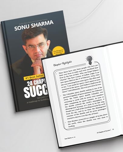 Disha 24 Chapters of Success by Sonu Sharma English Edition | Self Help & Motivation Book on Success, Mindset, Habits, Wealth, Leadership, Health & Personal Growth