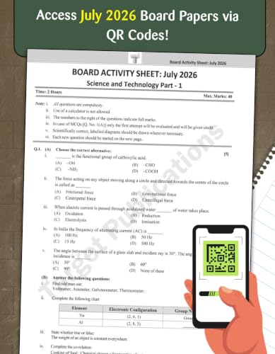 Std 10 Board Chapter Wise Questions with Solutions | SSC Topic Wise Board Questions Maths & Science 1 & 2 - 2019 to 2025 | Based on Std X Maharashtra State Board | English & Semi English Medium